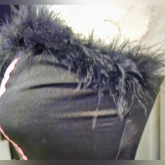 Leg Avenue Black and Pink Sequin Corset Dress Costume - Picture 6 of 7